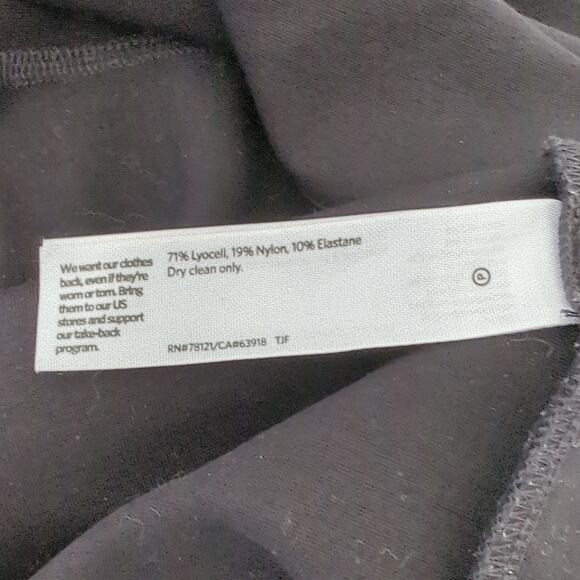 Eileen Fisher Womens Black Solid Sleeveless Shift Dress Versatile Classy XS - Picture 4 of 5